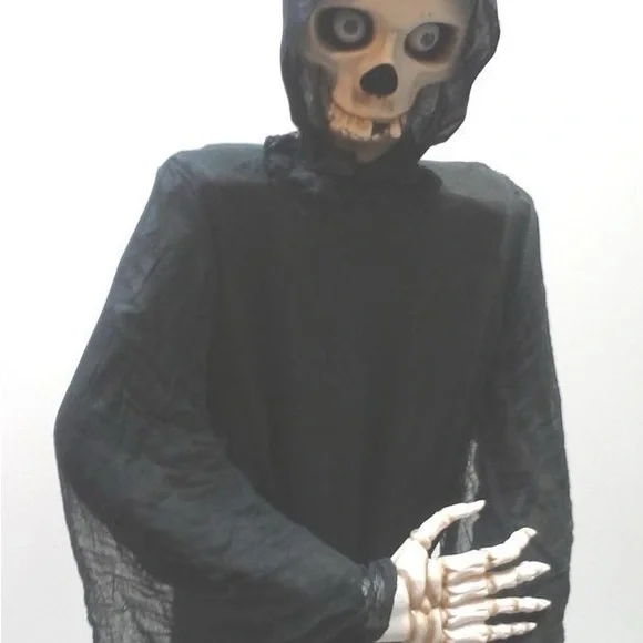 Vintage Life Size Halloween SkeletonPorch Decor Figure 5 Feet